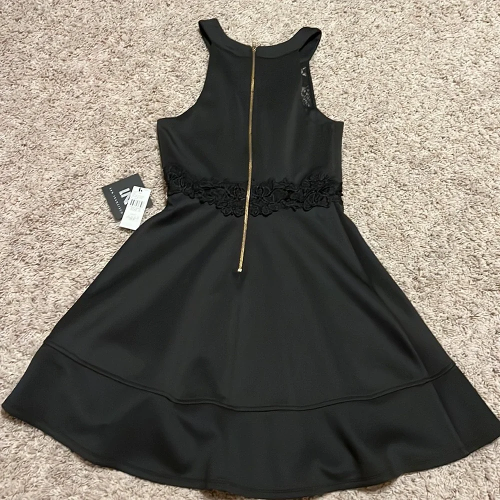 Womens Juniors NEW Black I.N. San Francisco dress short sz S - Picture 2 of 2